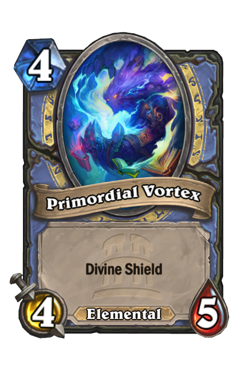 Primordial Vortex Hearthstone kártya