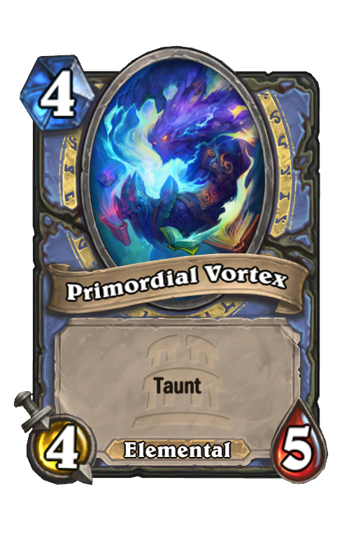 Primordial Vortex Hearthstone kártya