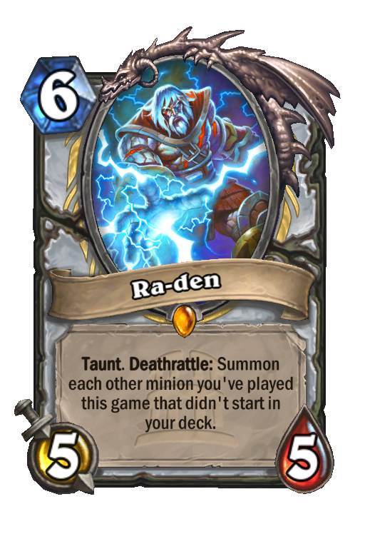 Ra-den Hearthstone kártya