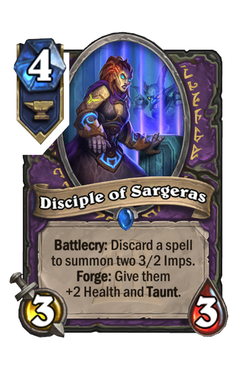 Disciple of Sargeras Hearthstone kártya