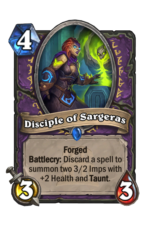 Disciple of Sargeras Hearthstone kártya