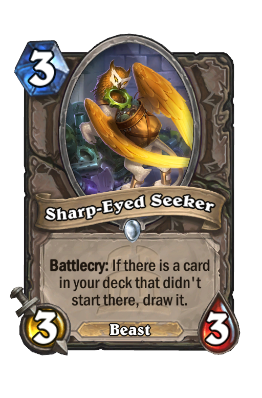 Sharp-Eyed Seeker Hearthstone kártya