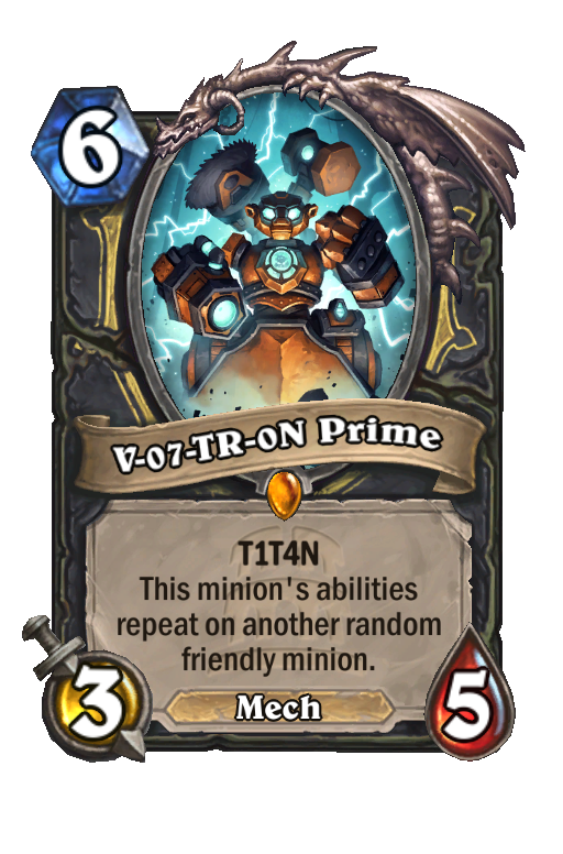 V-07-TR-0N Prime Hearthstone kártya