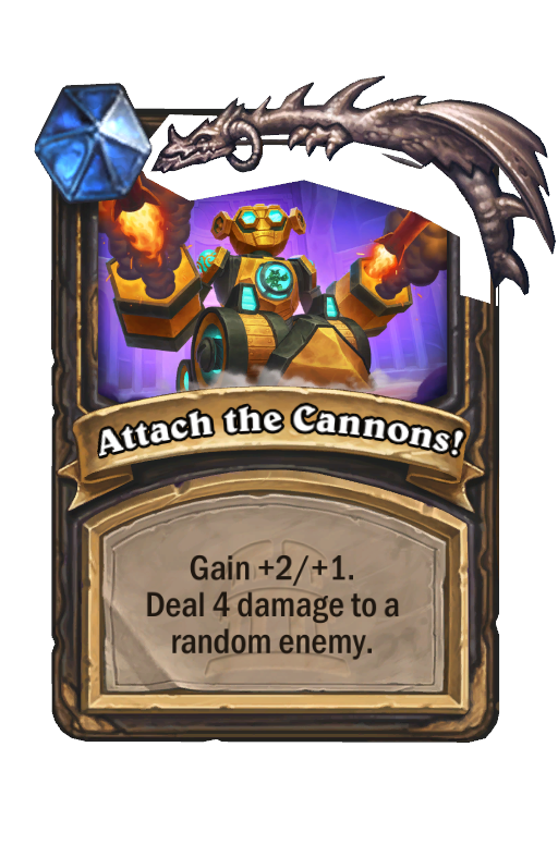 Attach the Cannons! Hearthstone kártya