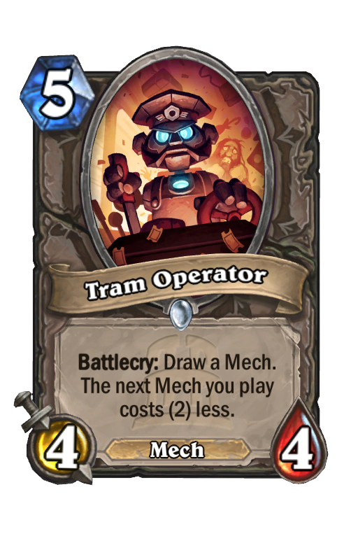 Tram Operator Hearthstone kártya