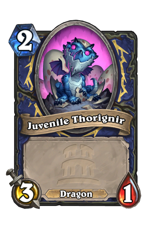 Juvenile Thorignir Hearthstone kártya
