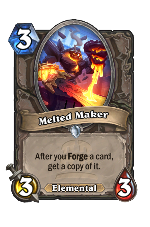 Melted Maker Hearthstone kártya