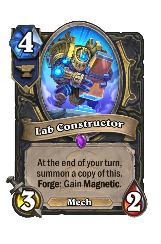 Lab Constructor Hearthstone kártya