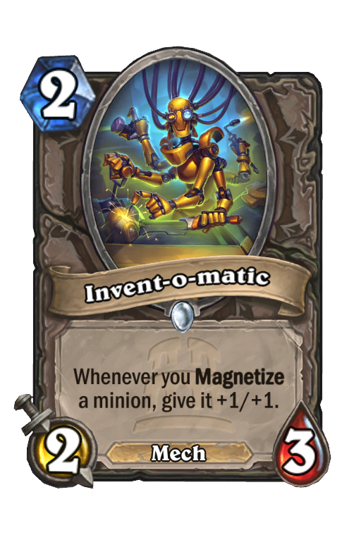 Invent-o-matic Hearthstone kártya