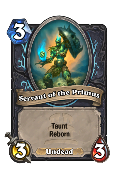 Servant of the Primus Hearthstone kártya