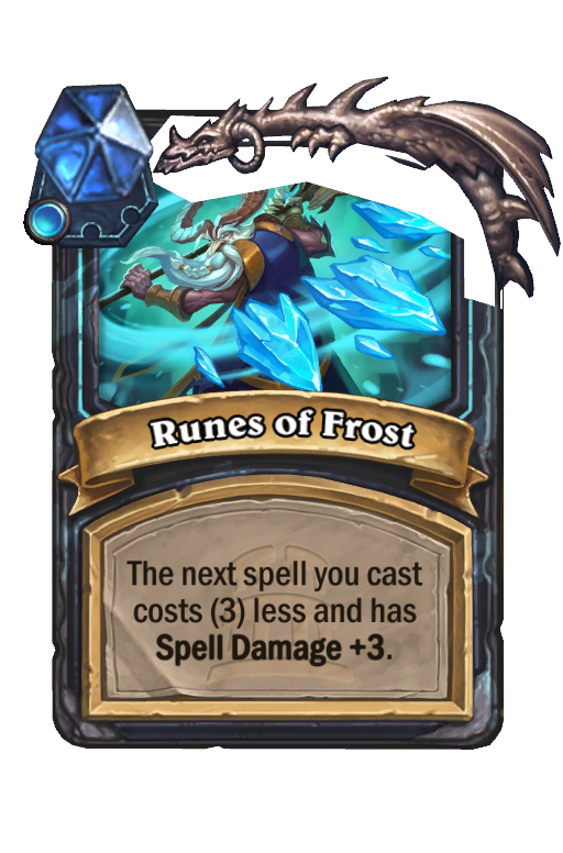 Runes of Frost Hearthstone kártya