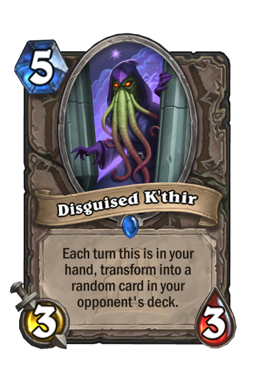 Disguised K'thir Hearthstone kártya