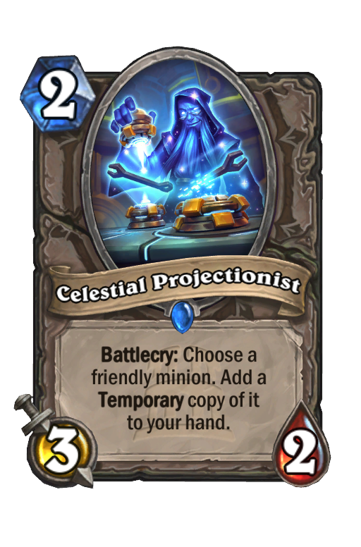 Celestial Projectionist Hearthstone kártya
