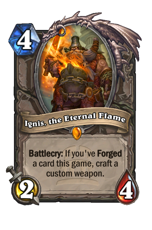 Ignis, the Eternal Flame Hearthstone kártya
