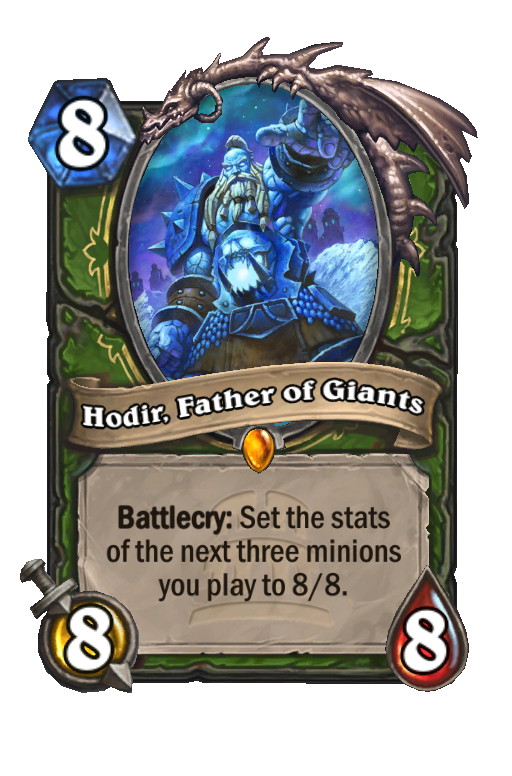 Hodir, Father of Giants Hearthstone kártya