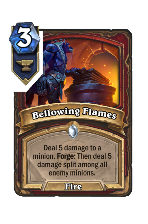 Bellowing Flames Hearthstone kártya