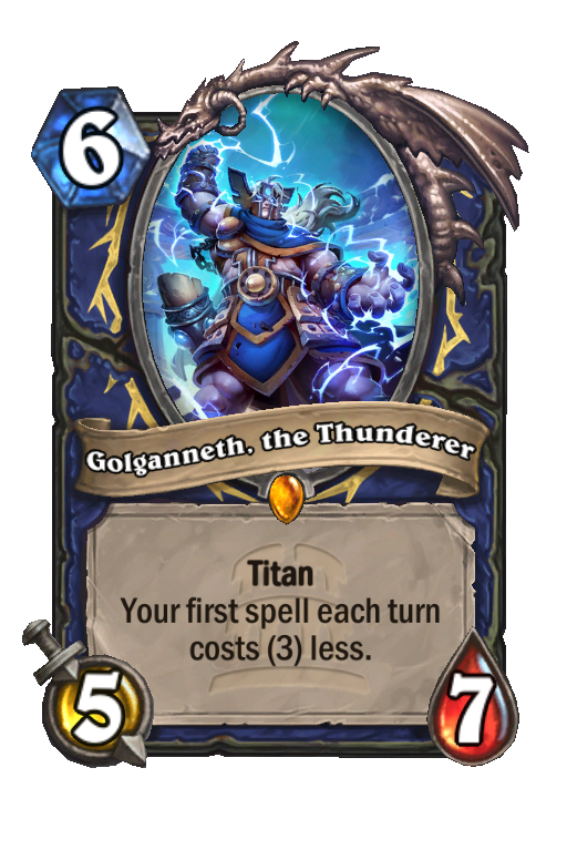 Golganneth, the Thunderer Hearthstone kártya