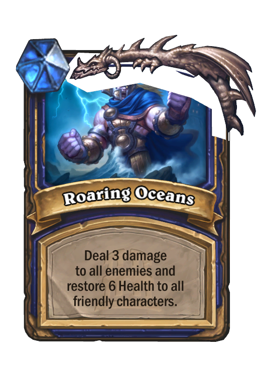Roaring Oceans Hearthstone kártya