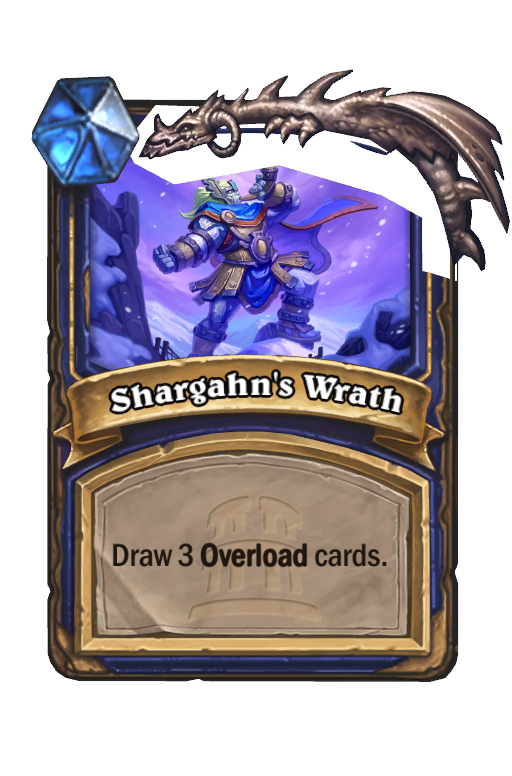 Shargahn's Wrath Hearthstone kártya