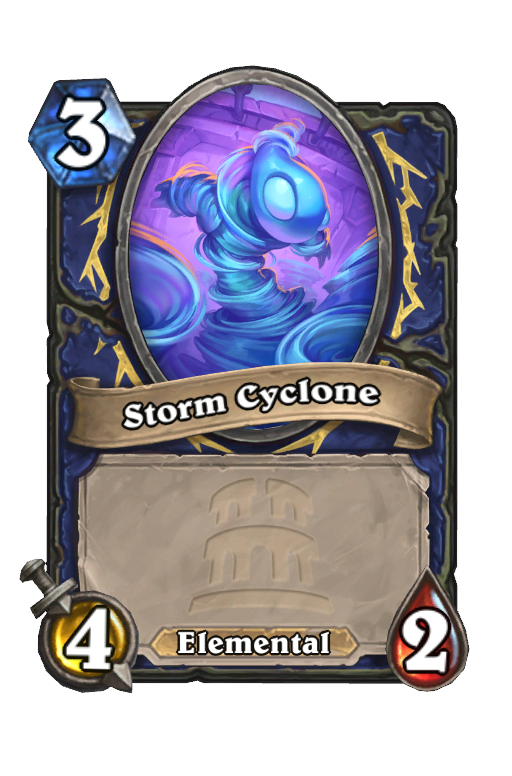 Storm Cyclone Hearthstone kártya