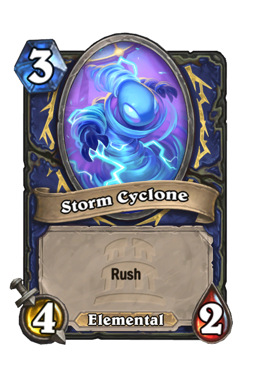 Storm Cyclone Hearthstone kártya