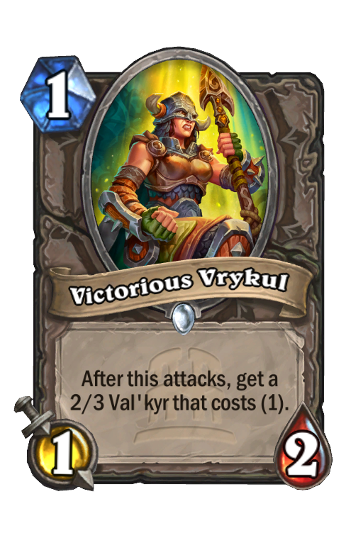 Victorious Vrykul Hearthstone kártya
