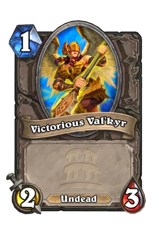 Victorious Val'kyr Hearthstone kártya