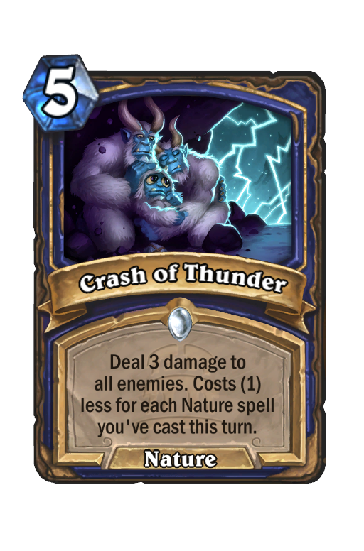 Crash of Thunder Hearthstone kártya