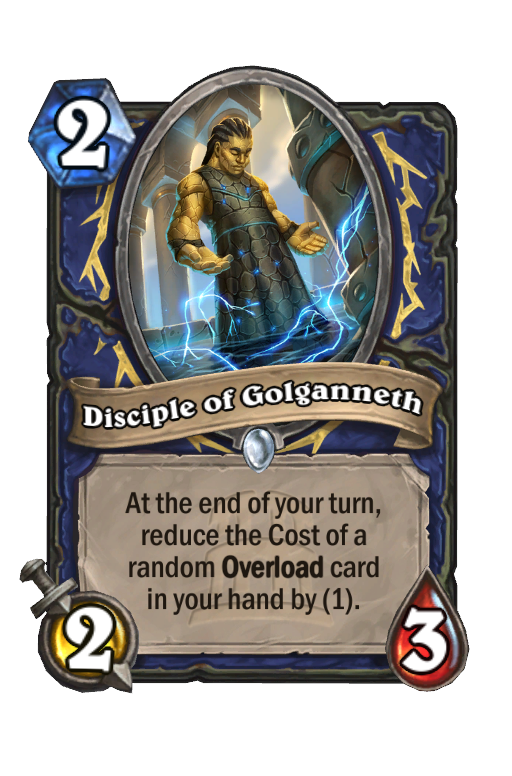 Disciple of Golganneth Hearthstone kártya
