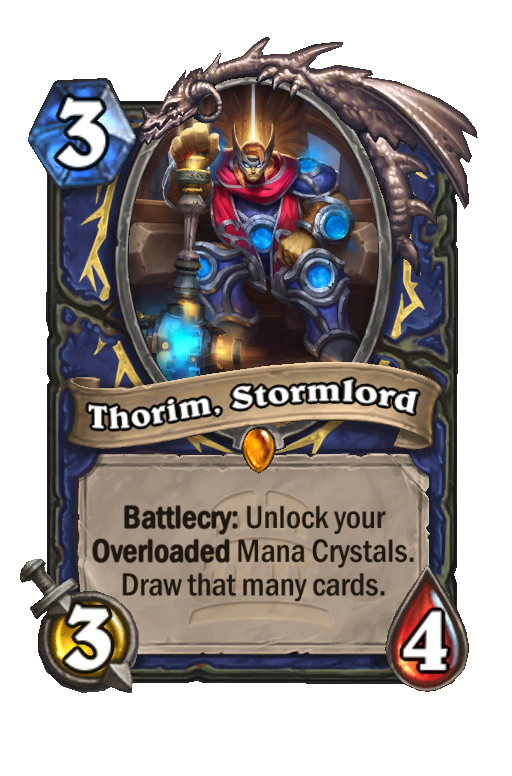 Thorim, Stormlord Hearthstone kártya