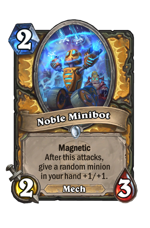 Noble Minibot Hearthstone kártya