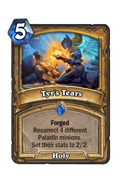 Tyr's Tears Hearthstone kártya
