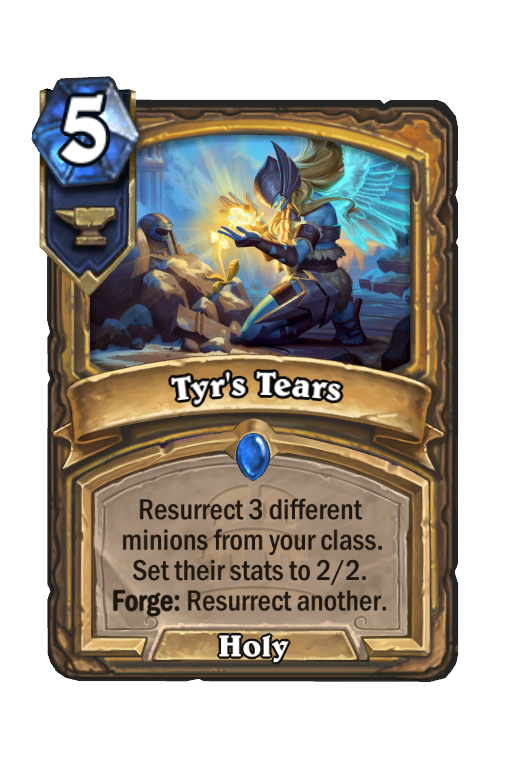 Tyr's Tears Hearthstone kártya