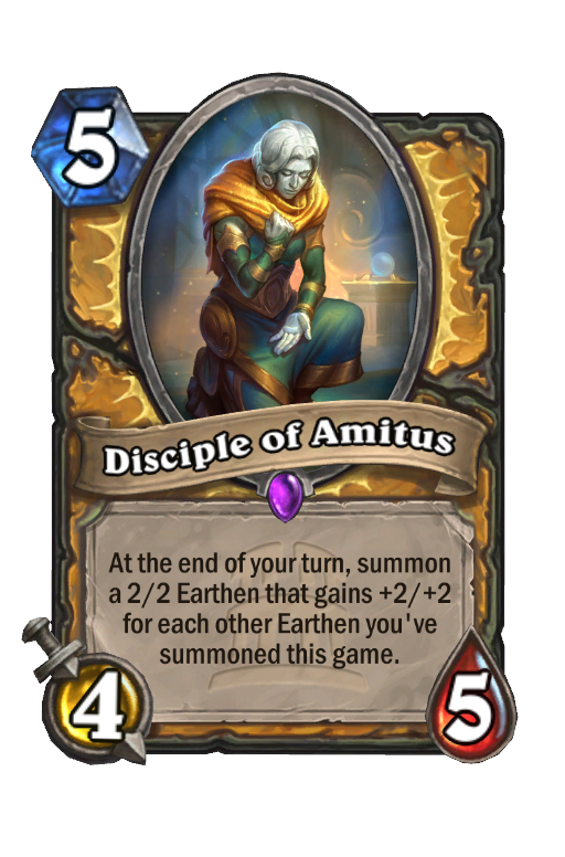 Disciple of Amitus Hearthstone kártya