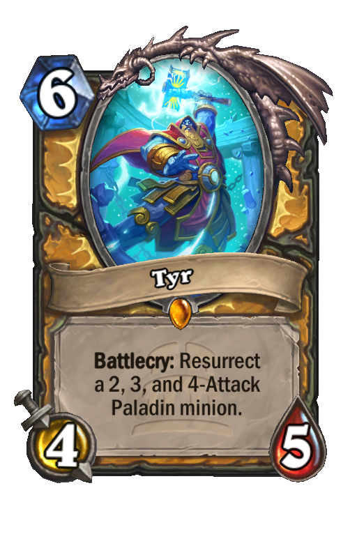 Tyr Hearthstone kártya