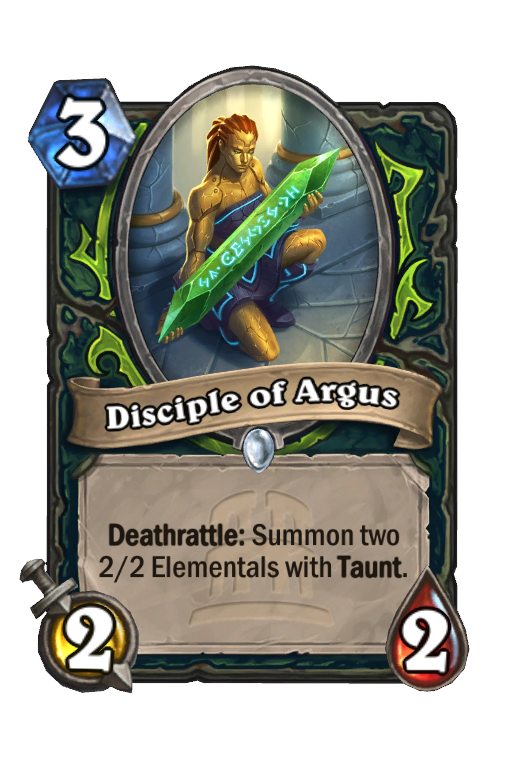 Disciple of Argus Hearthstone kártya