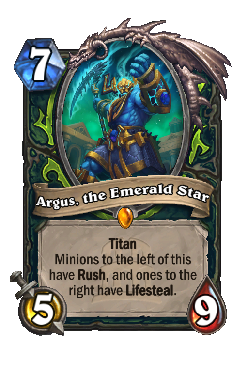 Argus, the Emerald Star Hearthstone kártya
