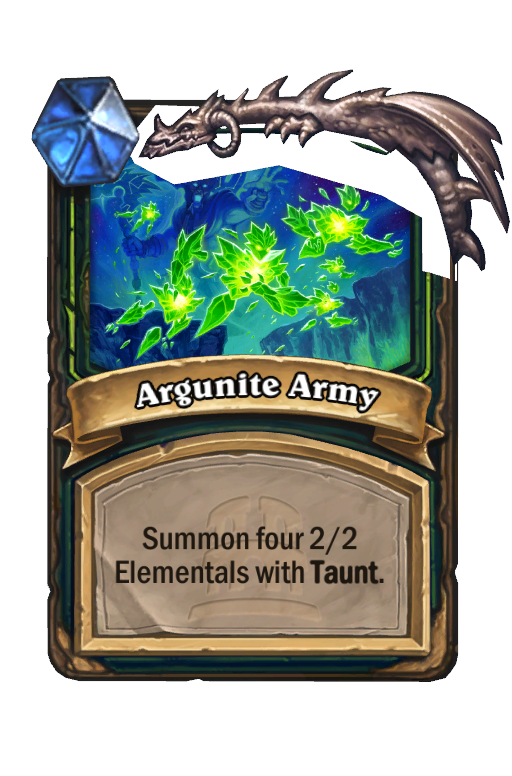 Argunite Army Hearthstone kártya