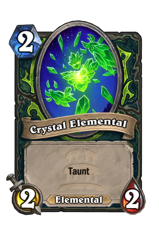 Crystal Elemental Hearthstone kártya