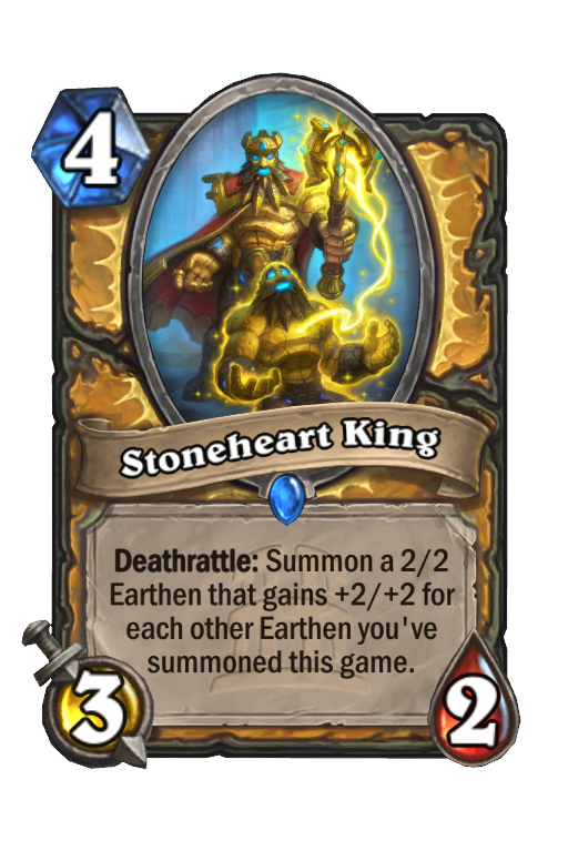 Stoneheart King Hearthstone kártya