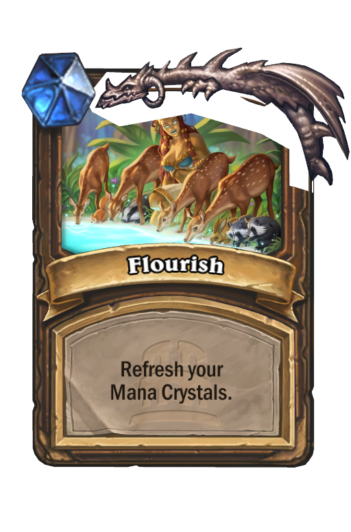 Flourish Hearthstone kártya