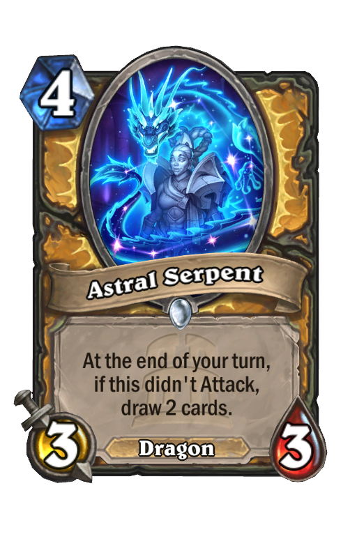 Astral Serpent Hearthstone kártya