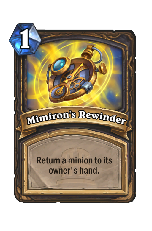 Mimiron's Rewinder Hearthstone kártya