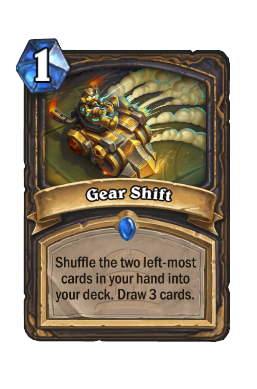 Gear Shift Hearthstone kártya