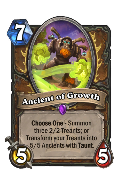 Ancient of Growth Hearthstone kártya