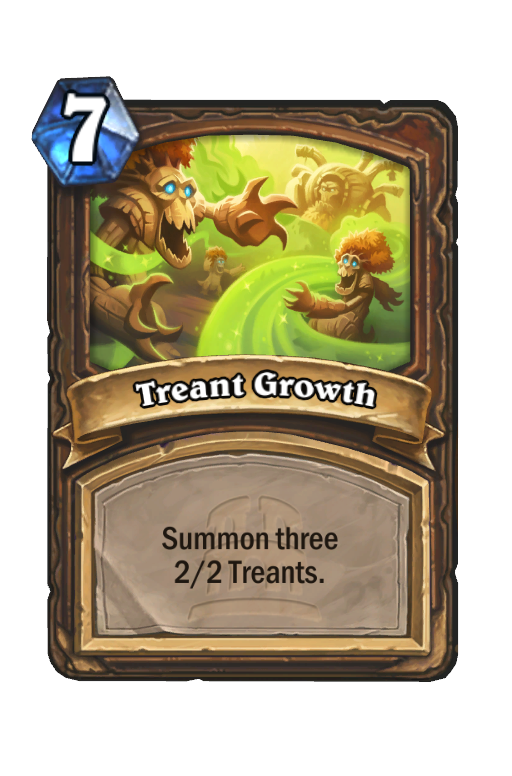 Treant Growth Hearthstone kártya