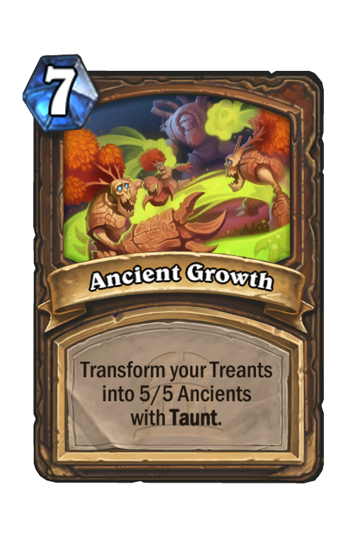 Ancient Growth Hearthstone kártya