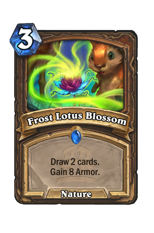 Frost Lotus Blossom Hearthstone kártya