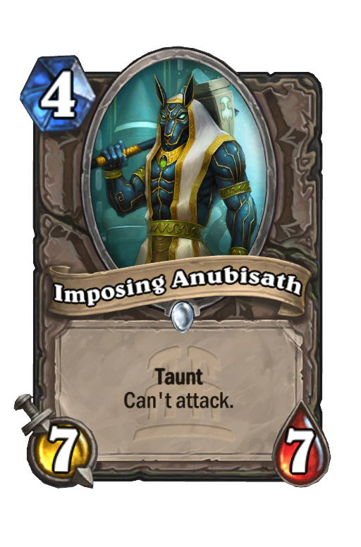 Imposing Anubisath Hearthstone kártya