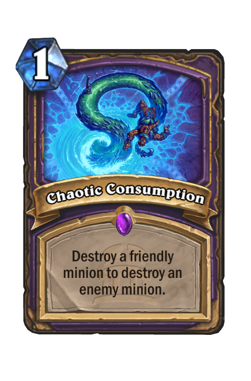 Chaotic Consumption Hearthstone kártya